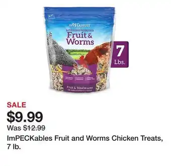 Tractor Supply Company ImPECKables Fruit and Worms Chicken Treats, 7 lb offer