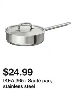 Ikea IKEA 365+ Sauté pan, stainless steel offer