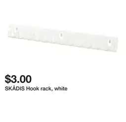 Ikea SKÅDIS Hook rack, white offer