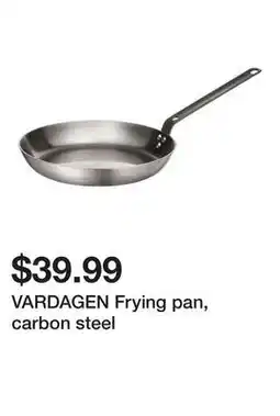 Ikea VARDAGEN Frying pan, carbon steel offer