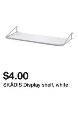 Ikea SKÅDIS Display shelf, white offer