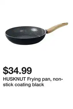 Ikea HUSKNUT Frying pan, non-stick coating black offer
