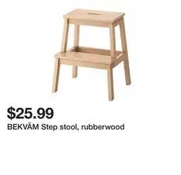 Ikea BEKVÄM Step stool, rubberwood offer