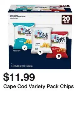 Wegmans Cape Cod Variety Pack Chips offer