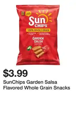 Wegmans SunChips Garden Salsa Flavored Whole Grain Snacks offer