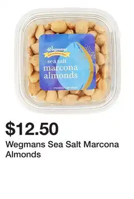 Wegmans Wegmans Sea Salt Marcona Almonds offer
