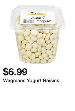 Wegmans Wegmans Yogurt Raisins offer