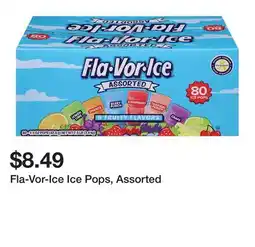 Wegmans Fla-Vor-Ice Ice Pops, Assorted offer