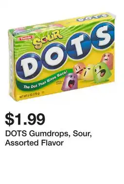 Wegmans DOTS Gumdrops, Sour, Assorted Flavor offer