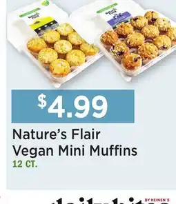 Heinen's Nature's Flair Vegan Mini Muffins offer