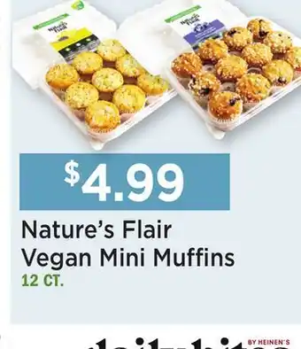 Heinen's Nature's Flair Vegan Mini Muffins offer