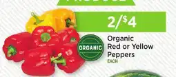 Heinen's Organic Red or Yellow Peppers offer