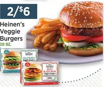 Heinen's Heinen's Veggie Burgers offer