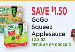 Heinen's GoGo Squeez Applesauce offer