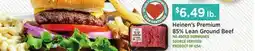 Heinen's Heinen's Premium 85% Lean Ground Beef offer