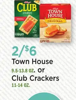 Heinen's Town House 9.5-13.8 OZ or Club Crackers 11-14 OZ offer