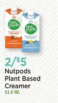 Heinen's Nutpods Plant Based Creamer offer