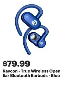 Best Buy Raycon - True Wireless Open Ear Bluetooth Earbuds - Blue offer