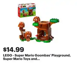 Best Buy LEGO - Super Mario Goombas' Playground, Super Mario Toys and Playset 71433 offer