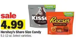 Meijer Hershey's share size candy offer