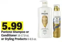 Meijer Pantene shampoo or conditioner or styling products offer