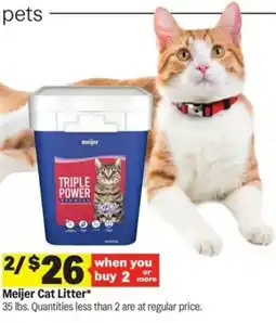 Meijer Meijer Cat Litter offer