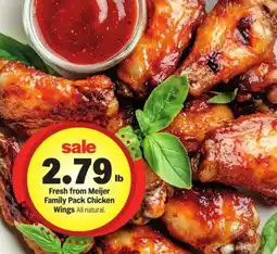 Meijer Fresh from meijer family pack chicken wings offer