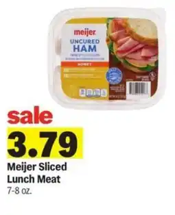 Meijer Meijer Sliced Lunch Meat offer