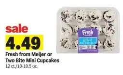 Meijer Fresh from meijer or two bite mini cupcakes offer