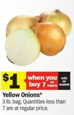 Meijer Yellow onions offer