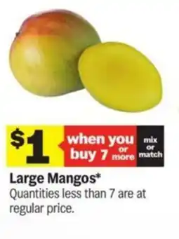 Meijer Large mangos offer