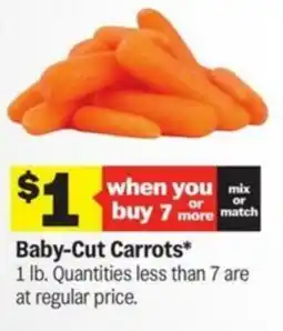Meijer Baby-cut carrots offer