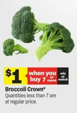 Meijer Broccoli crown offer