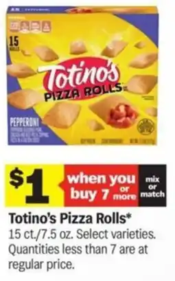 Meijer Totino's pizza rolls offer