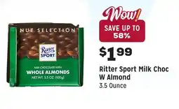 Grocery Outlet Milk Choc W Almond offer