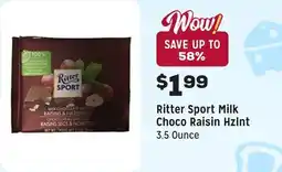 Grocery Outlet Milk Choco Raisin Hzlnt offer
