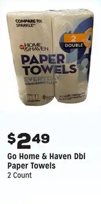 Grocery Outlet Dbl Paper Towels offer