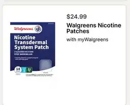 Walgreens Walgreens Nicotine Patches offer