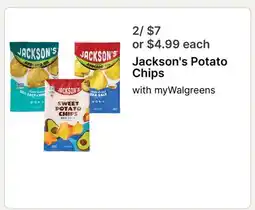 Walgreens Jackson's Potato Chips offer
