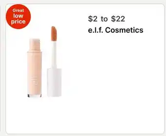 Walgreens e. l. f. Cosmetics offer