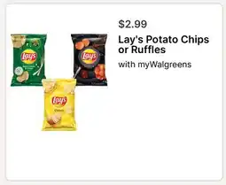 Walgreens Lay's Potato Chips or Ruffles offer