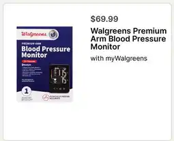Walgreens Walgreens Premium Arm Blood Pressure Monitor offer
