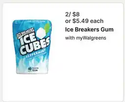 Walgreens Ice Breakers Gum offer
