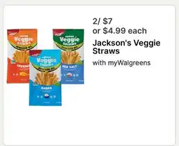 Walgreens Jackson's Veggie Straws offer