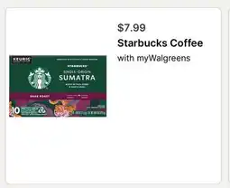 Walgreens Starbucks Coffee offer