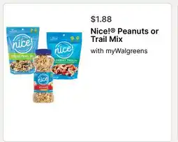 Walgreens Nice! Peanuts or Trail Mix offer