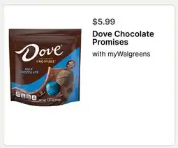 Walgreens Dove Chocolate Promises offer