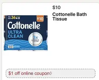 Walgreens Cottonelle Bath Tissue offer
