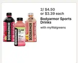 Walgreens Bodyarmor Sports Drinks offer