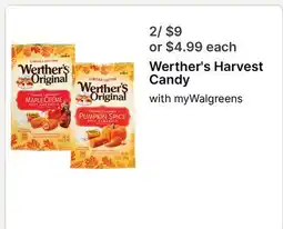 Walgreens Werther's Harvest Candy offer